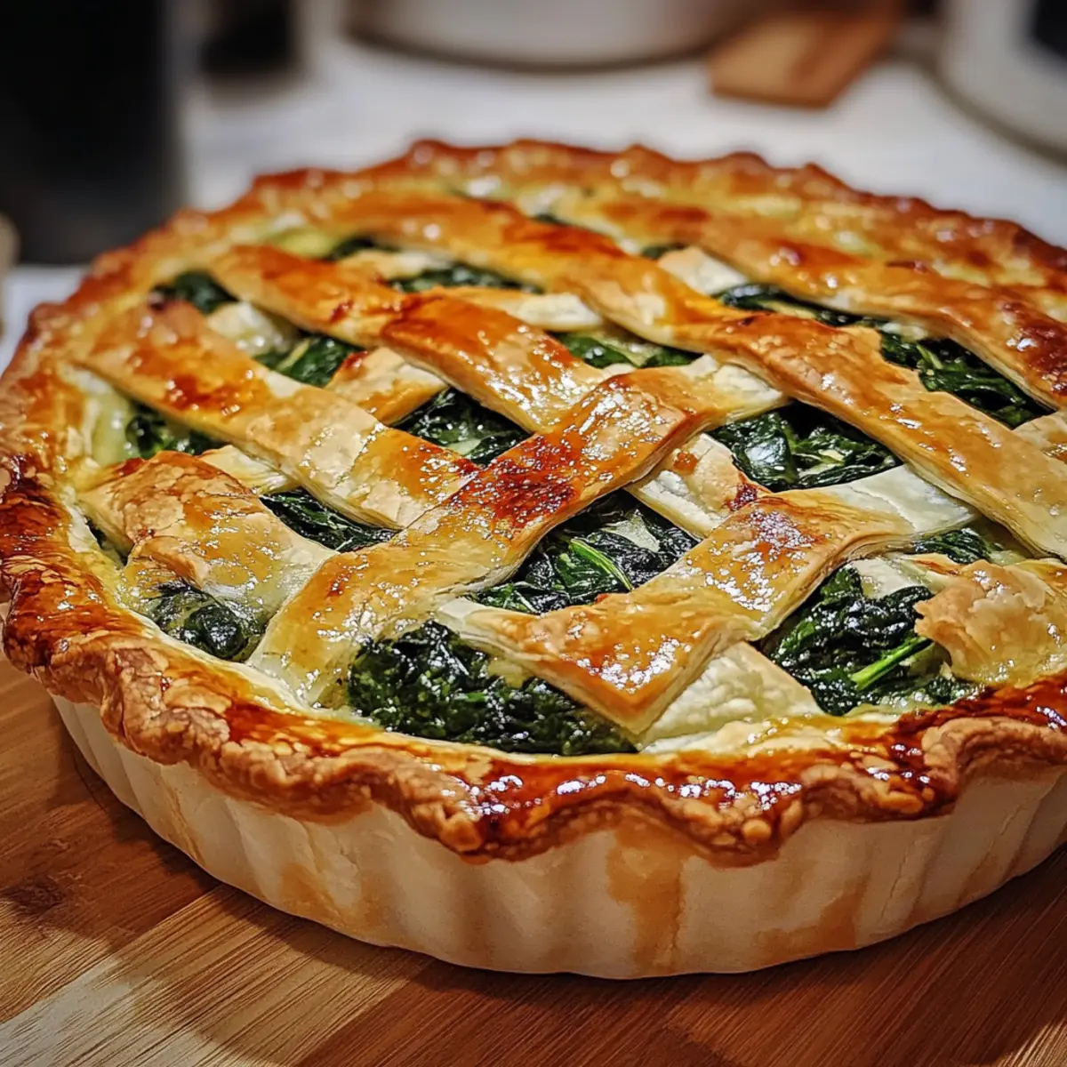 Spinach Stuffed Pie