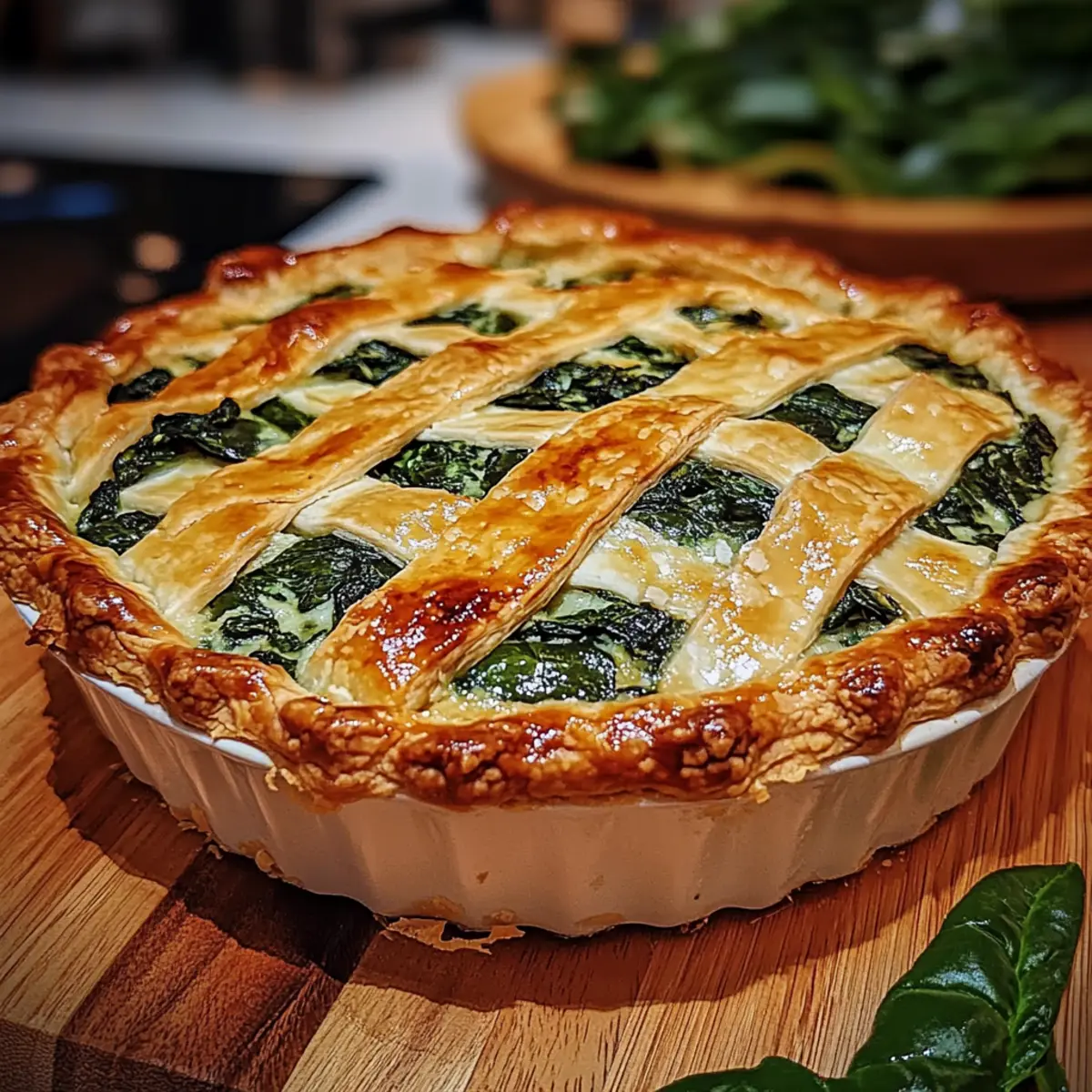 Spinach Stuffed Pie