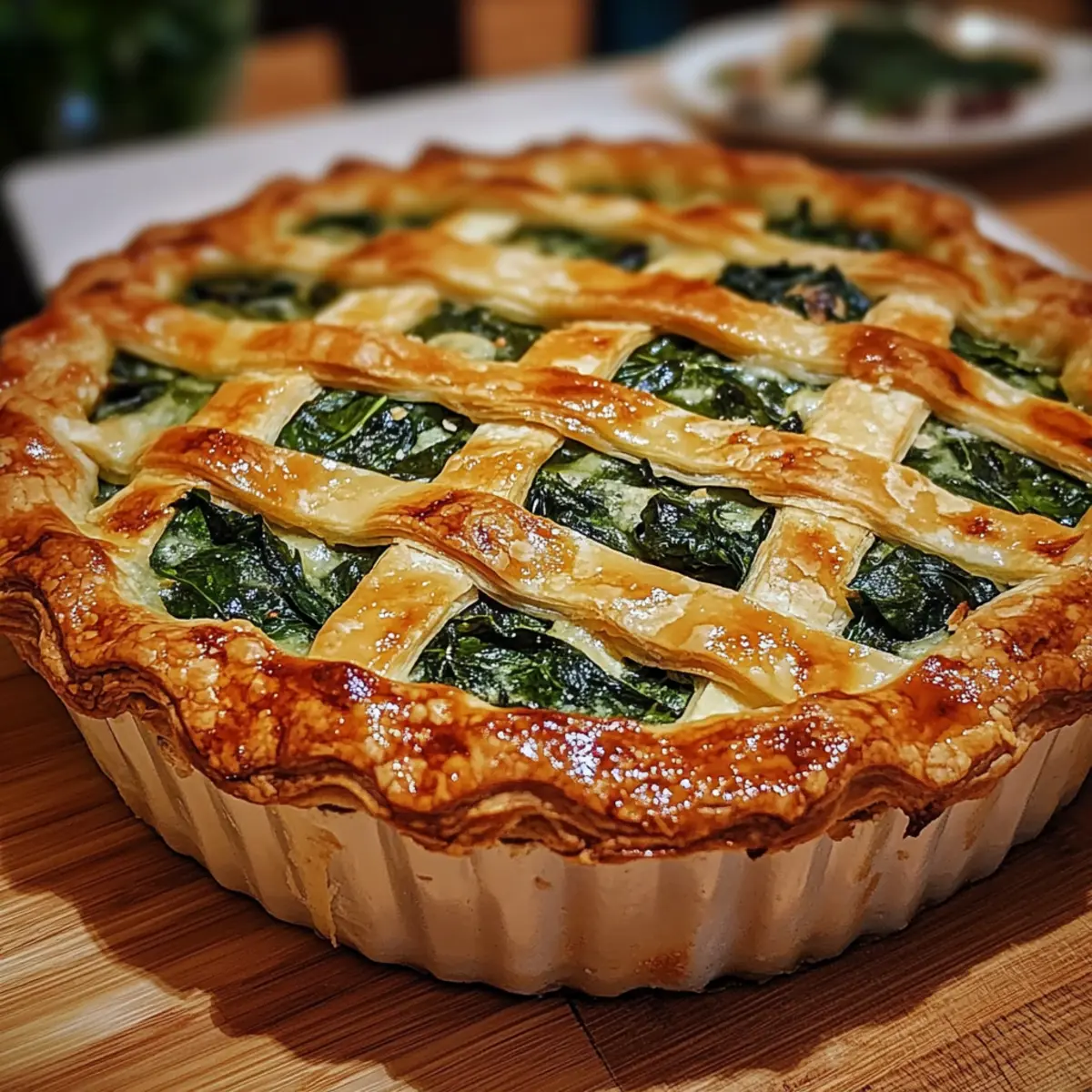 Spinach Stuffed Pie