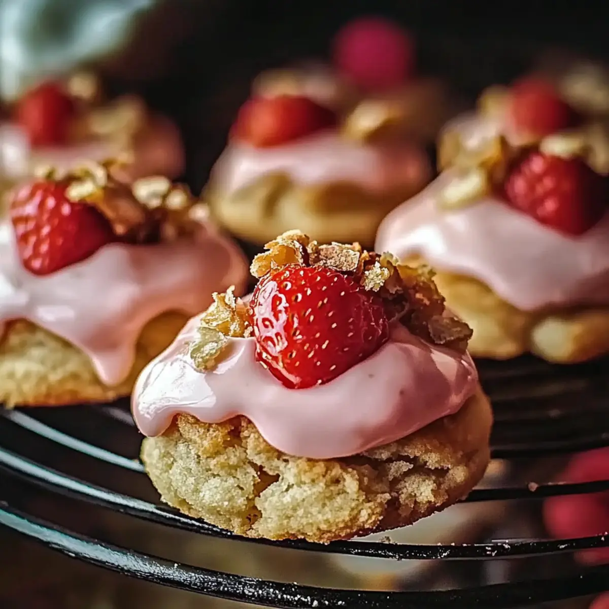 Strawberry Crunch Cookies