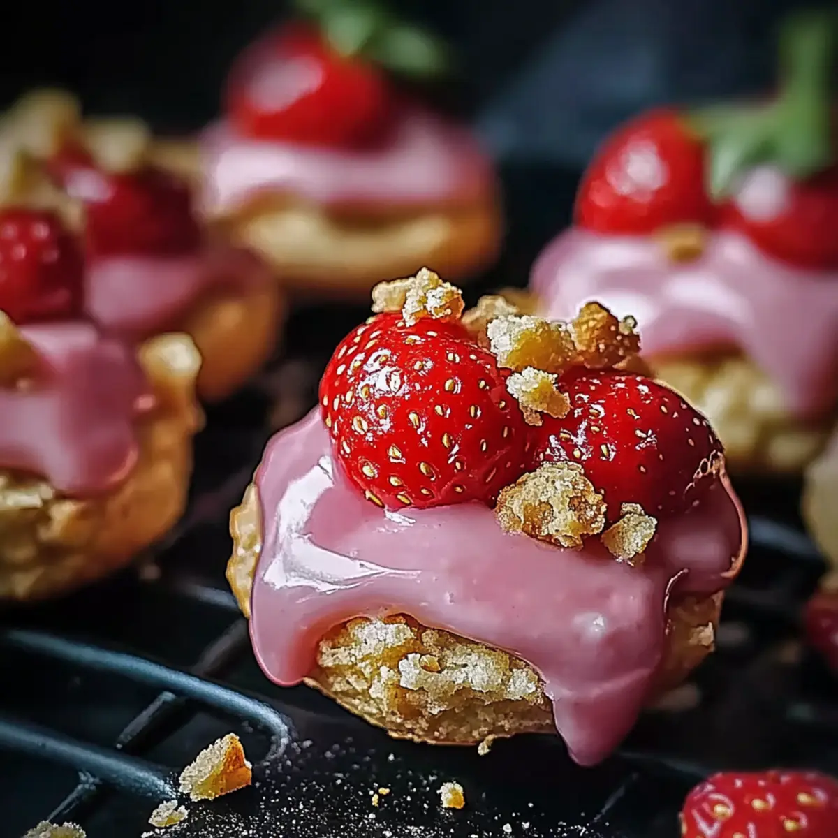 Strawberry Crunch Cookies