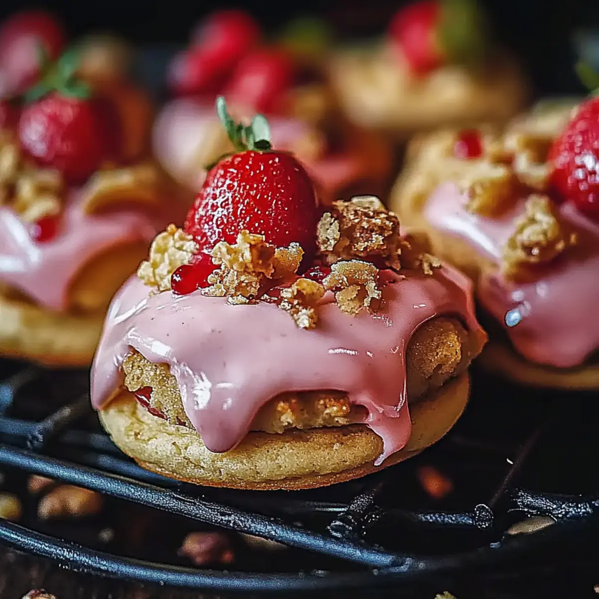 Strawberry Crunch Cookies
