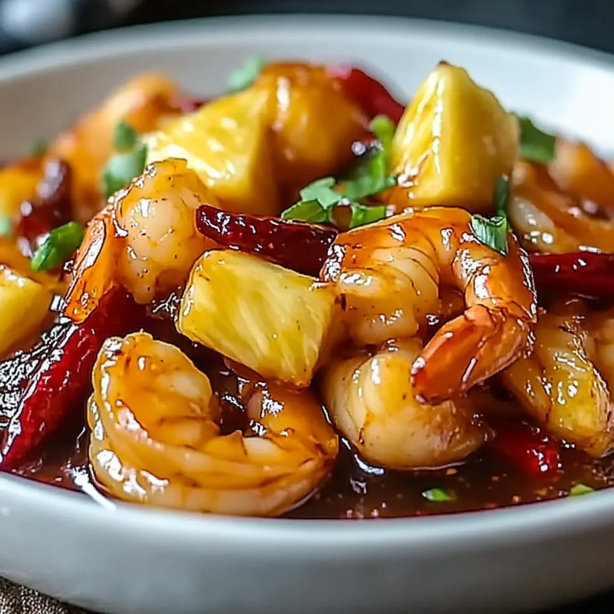 Sweet Chili Pineapple Shrimp