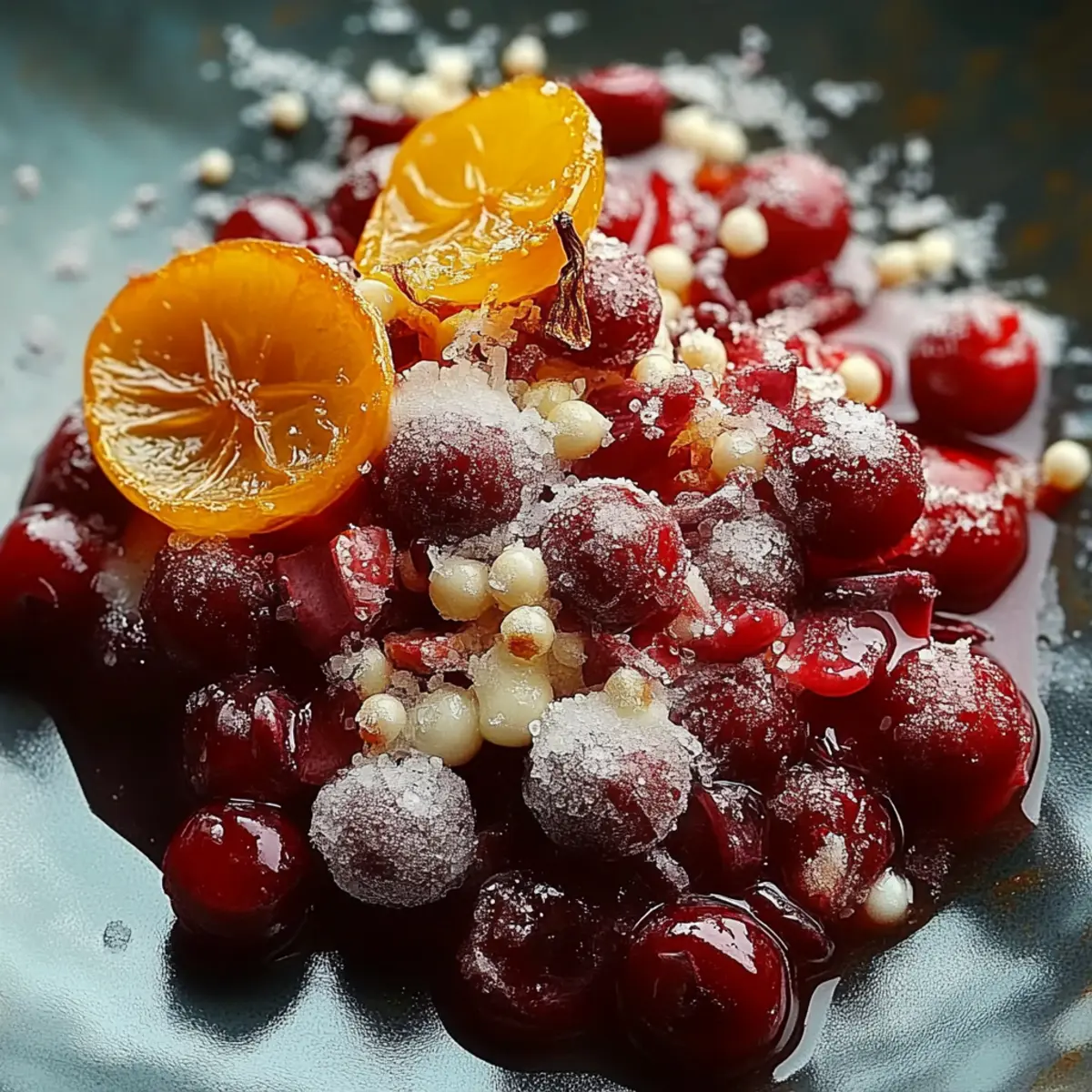Sweet and Tangy Candied Cranberries