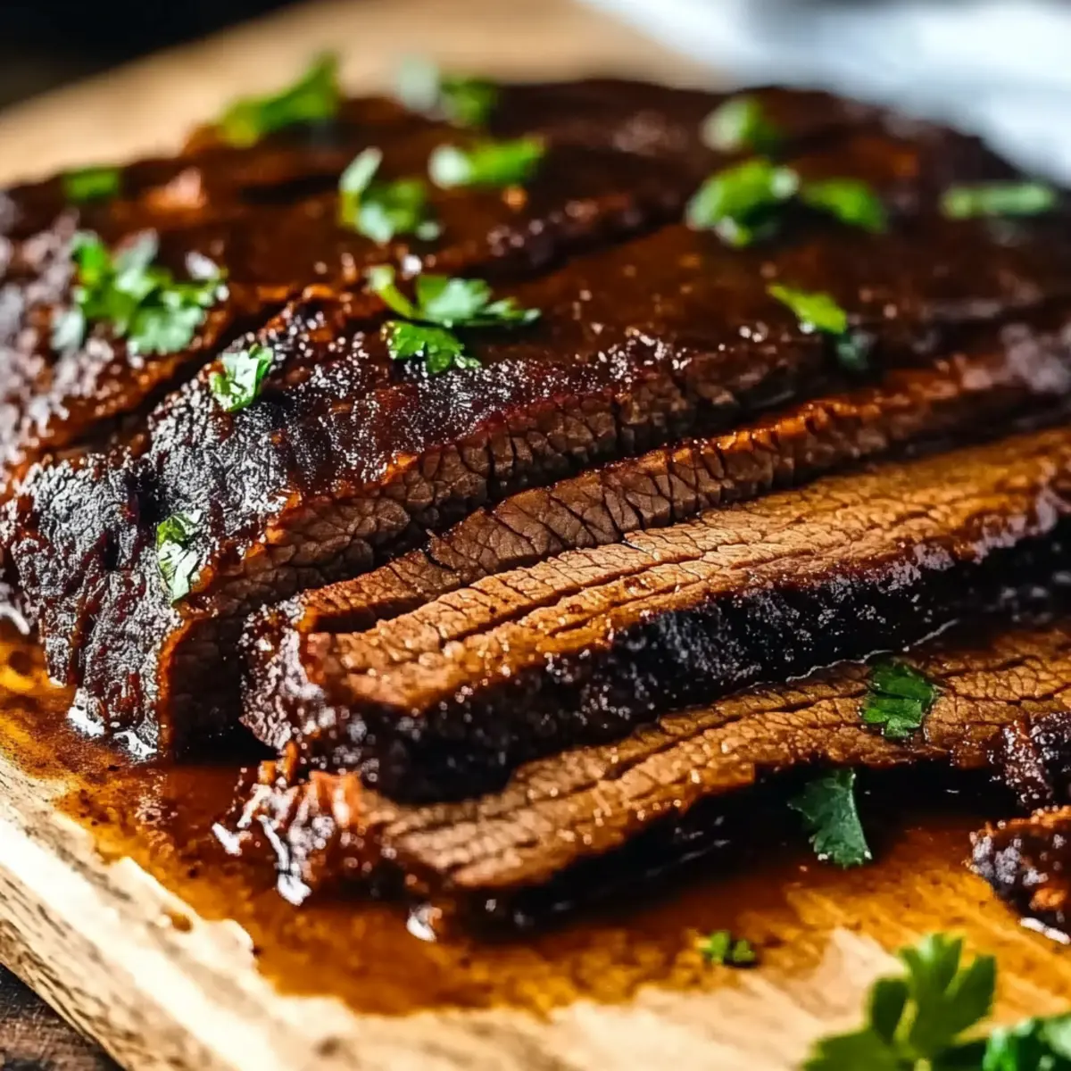 Tender Braised Beef Brisket