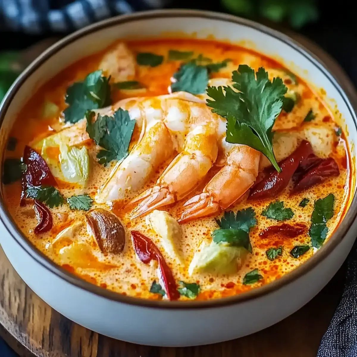 Thai Red Curry Soup
