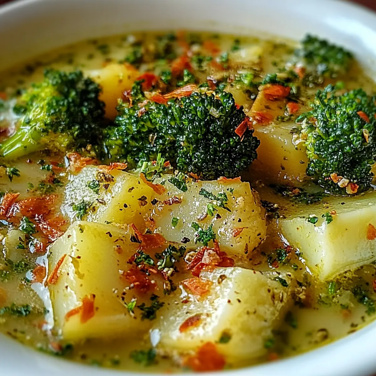 Traditional Italian Broccoli Soup