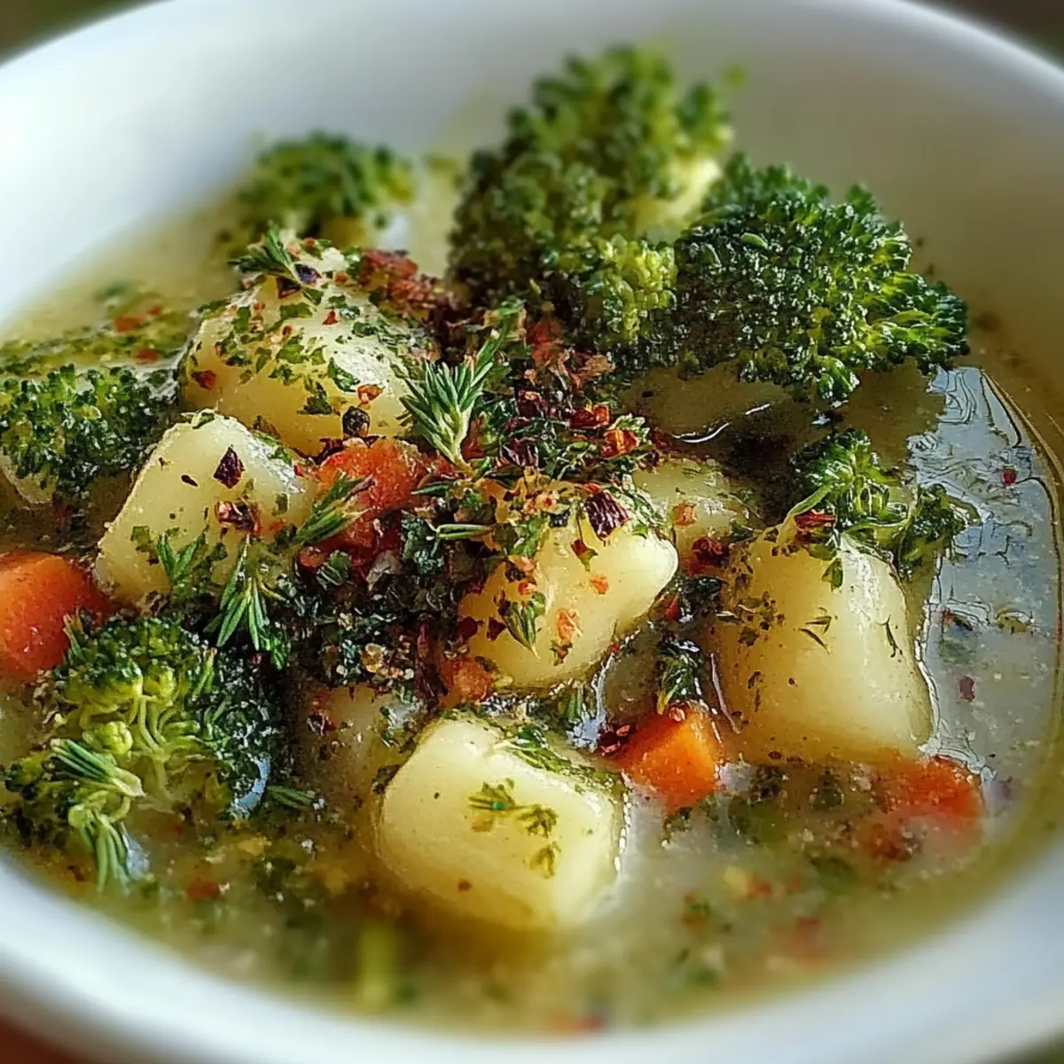 Traditional Italian Broccoli Soup