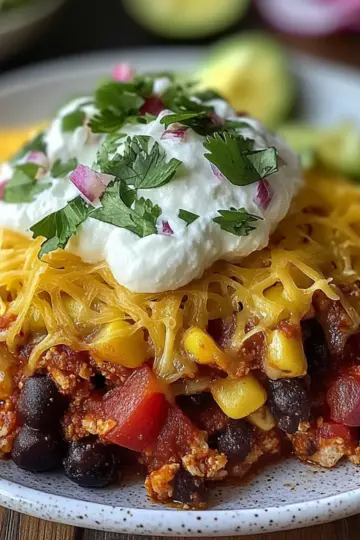 Turkey Enchilada Spaghetti Squash