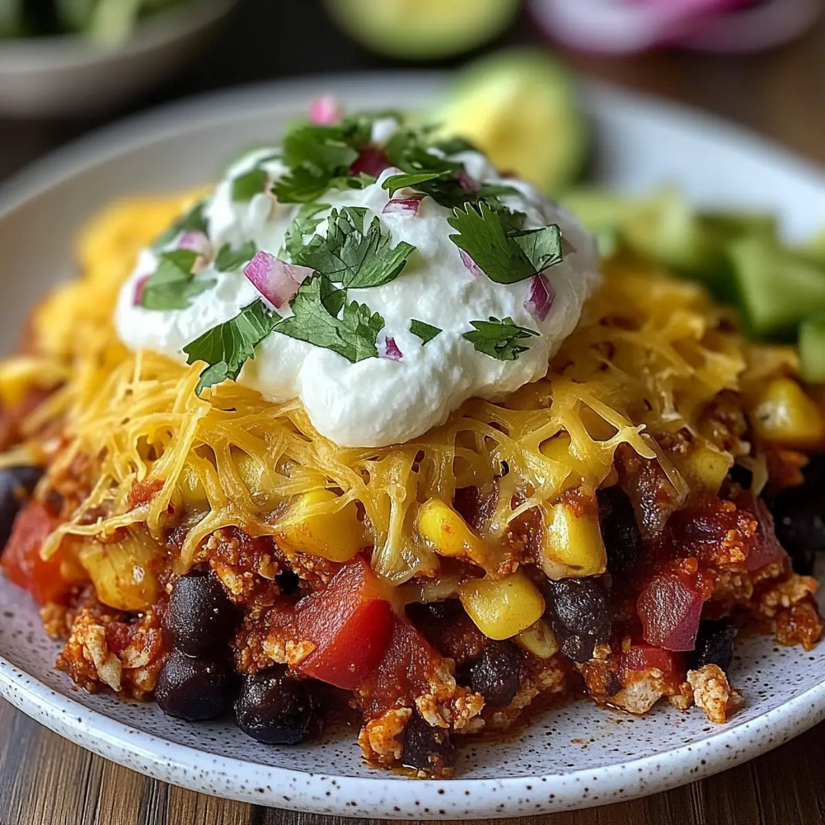 Turkey Enchilada Spaghetti Squash