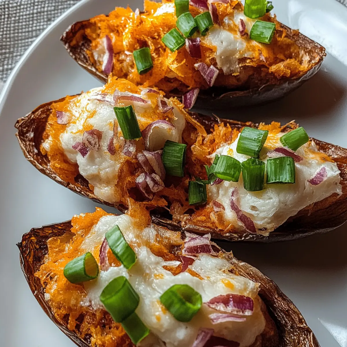 Twice Baked Sweet Potatoes