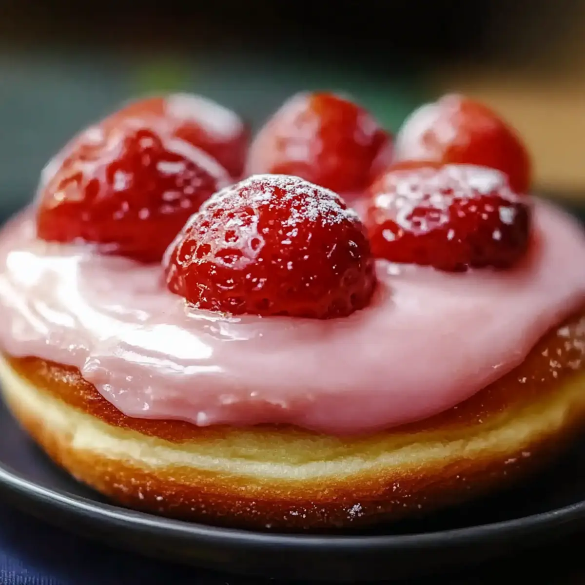 Valentine's Day Strawberry Donuts