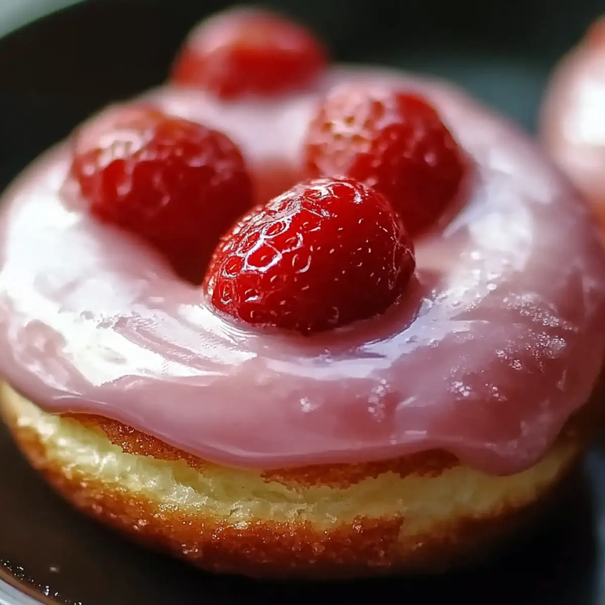 Valentine's Day Strawberry Donuts