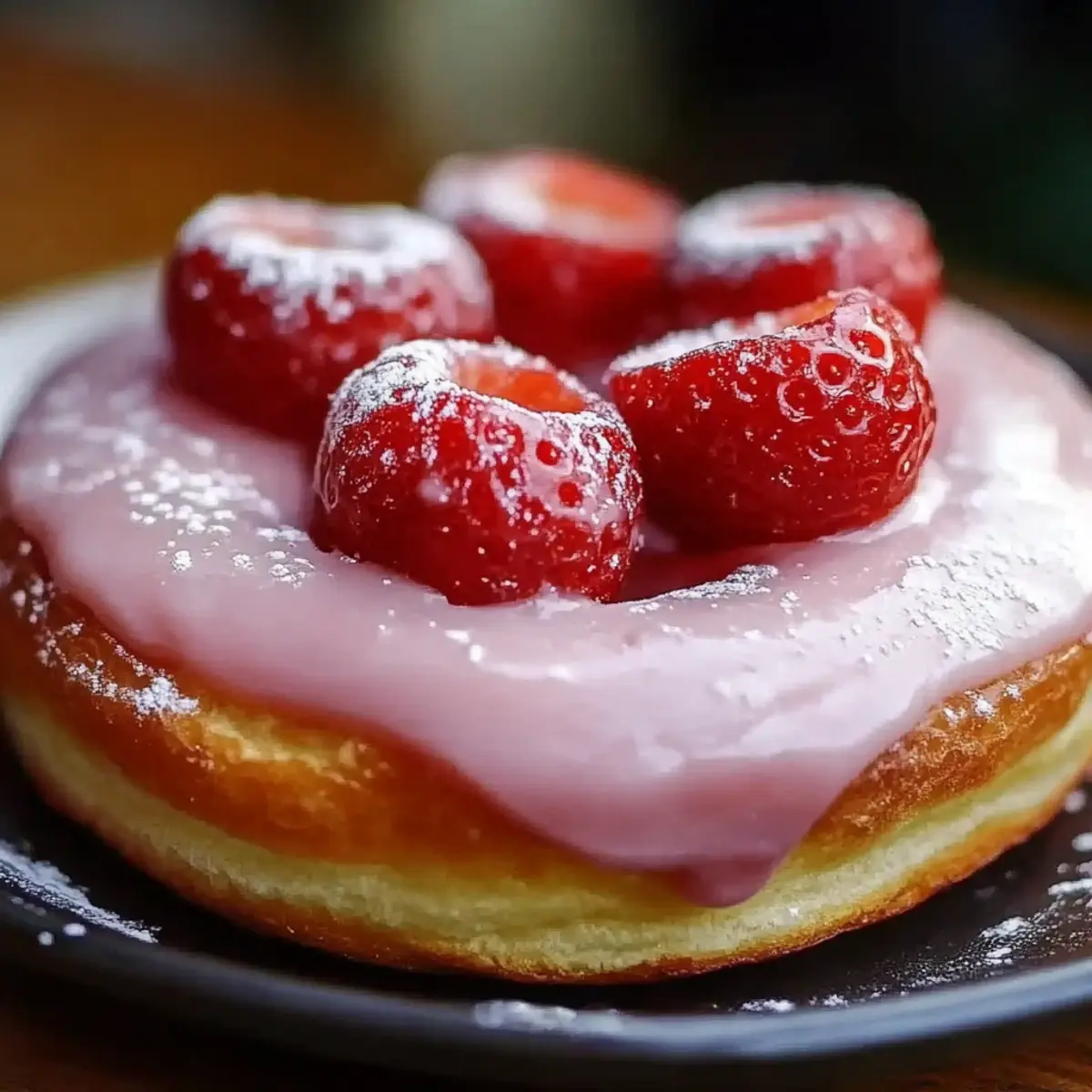 Valentine's Day Strawberry Donuts