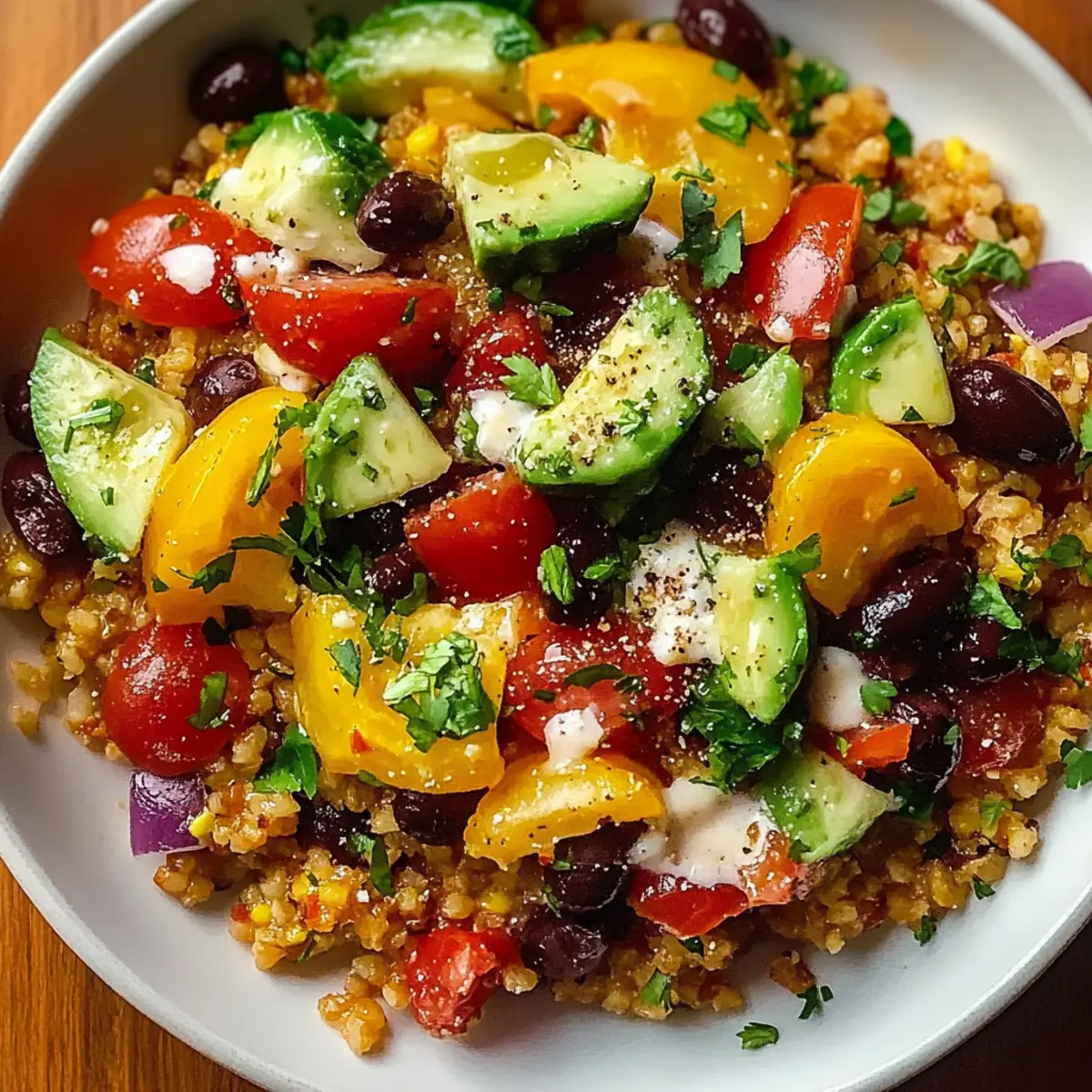 Vibrant Tex Mex Quinoa Salad