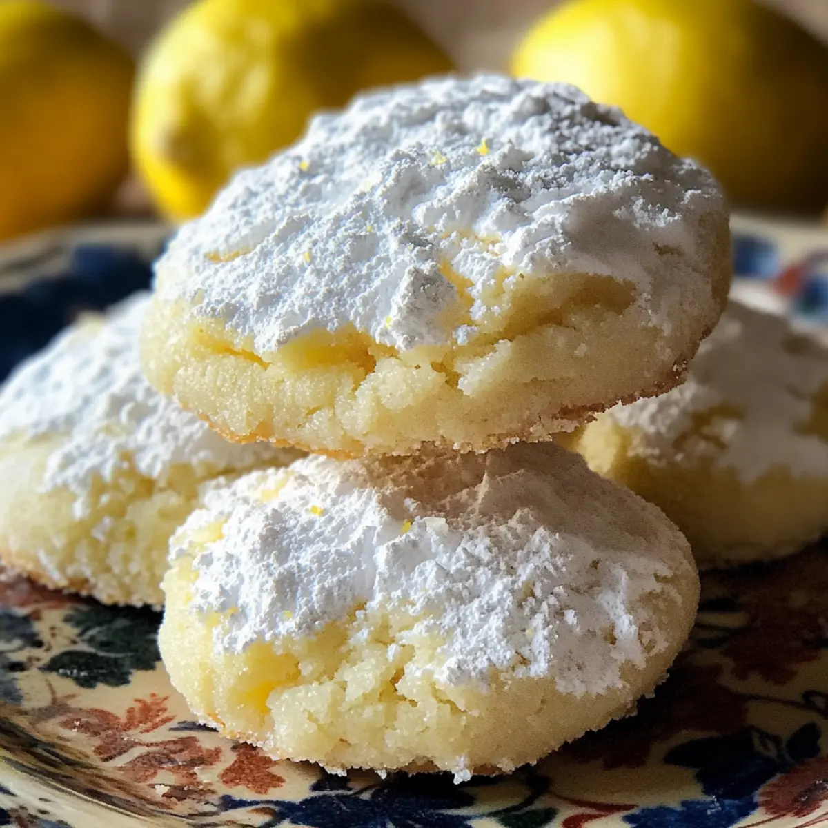 Zesty Lemon Meltaway Cookies