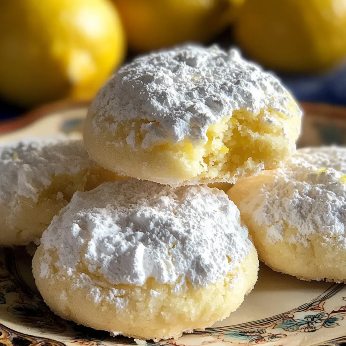 Zesty Lemon Meltaway Cookies