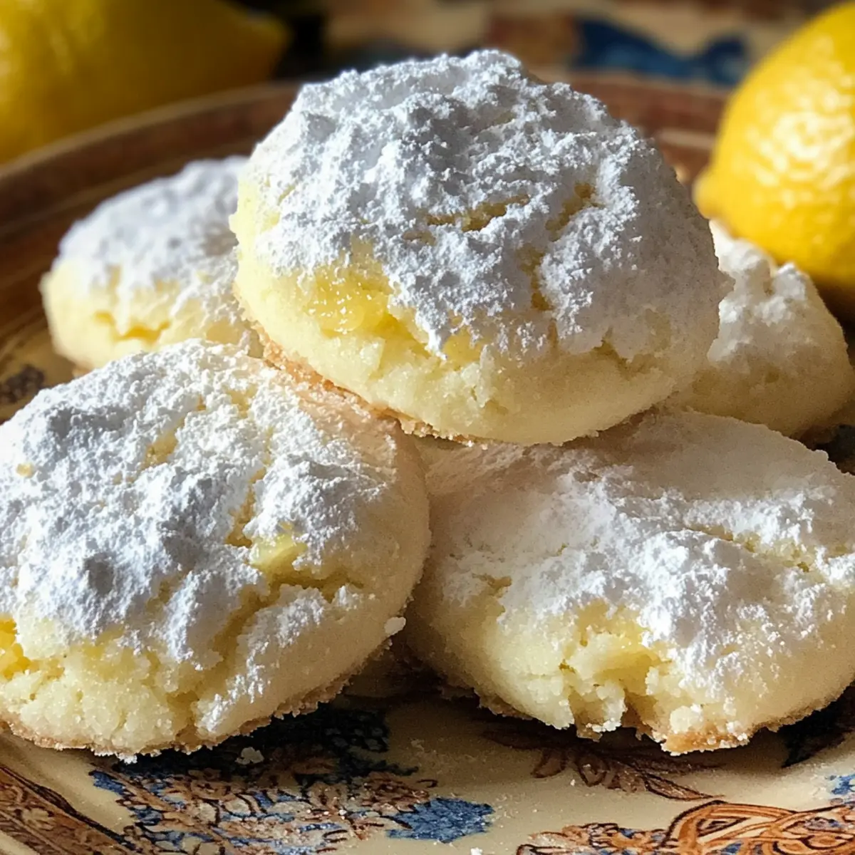 Zesty Lemon Meltaway Cookies
