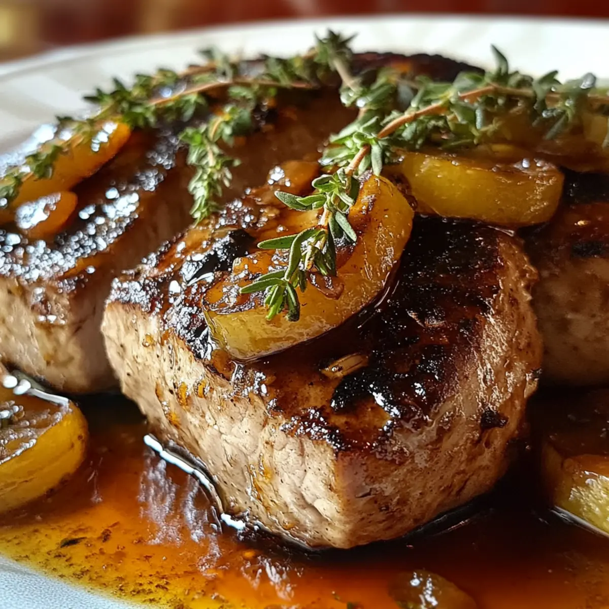 Applesauce Pork Tenderloin