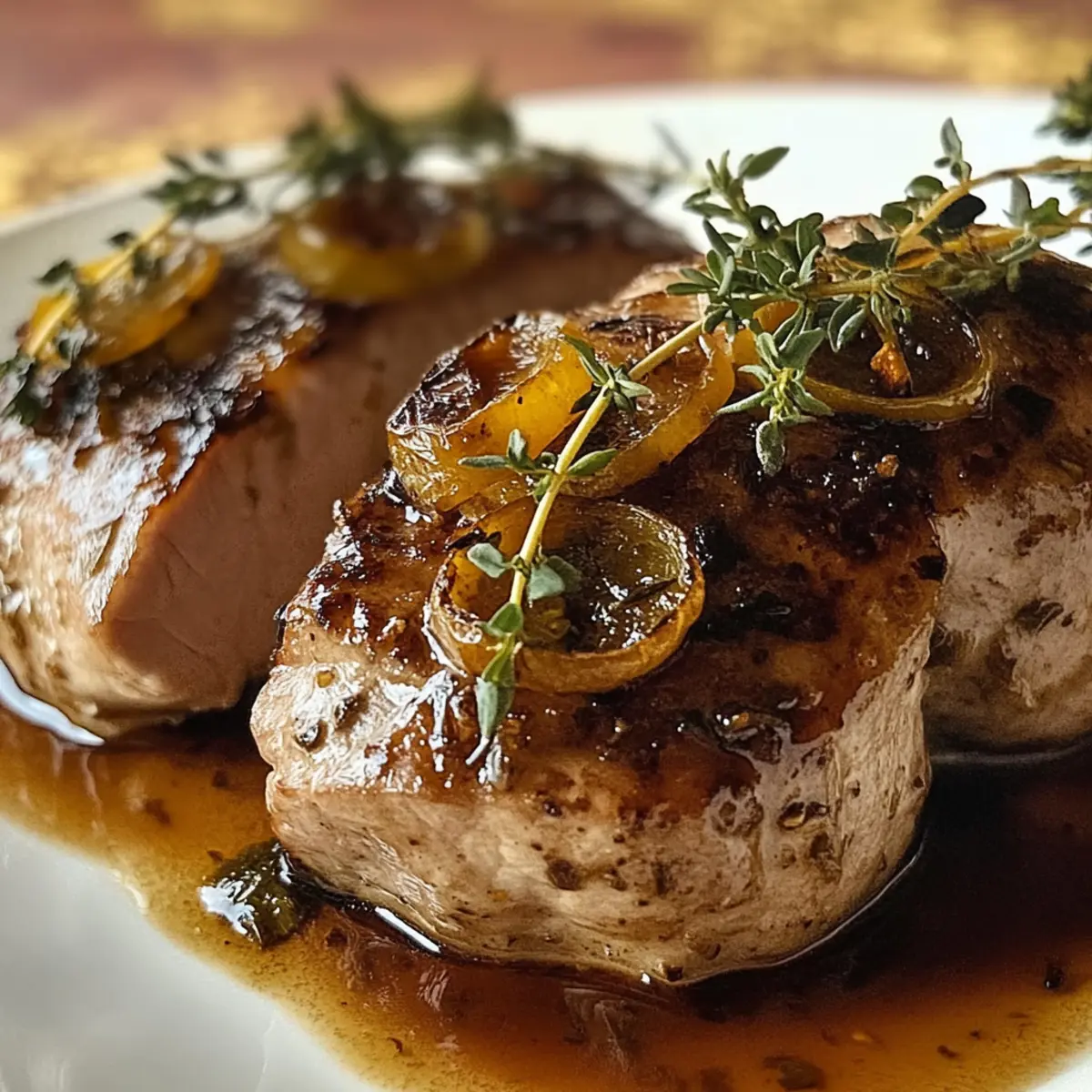 Applesauce Pork Tenderloin
