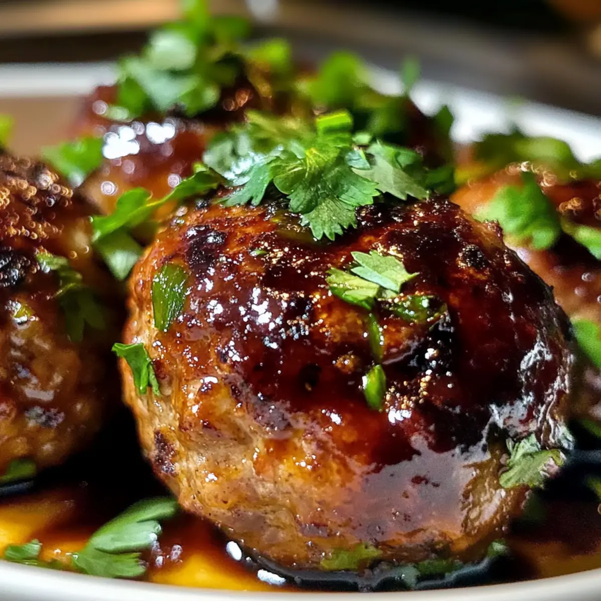 Baked Juicy Smoky Chipotle Meatballs