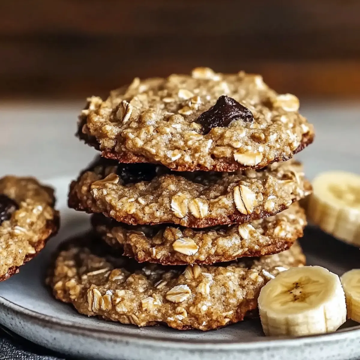 Banana Oat Cookies