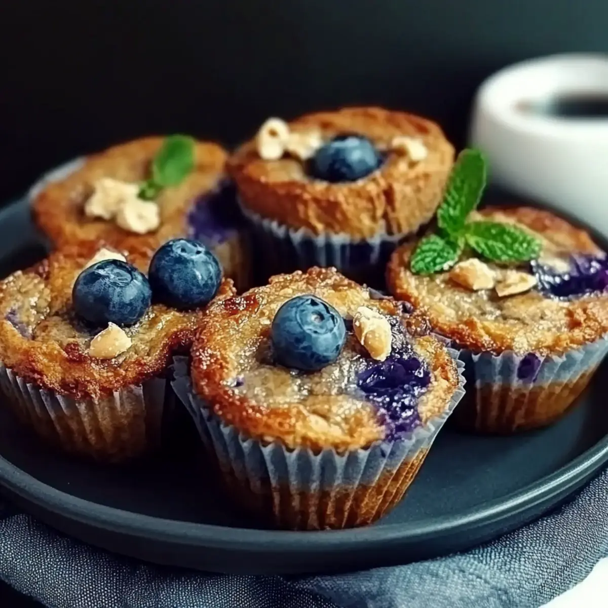 Blueberry Cottage Cheese Muffins