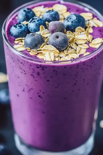 Blueberry Oatmeal Smoothie
