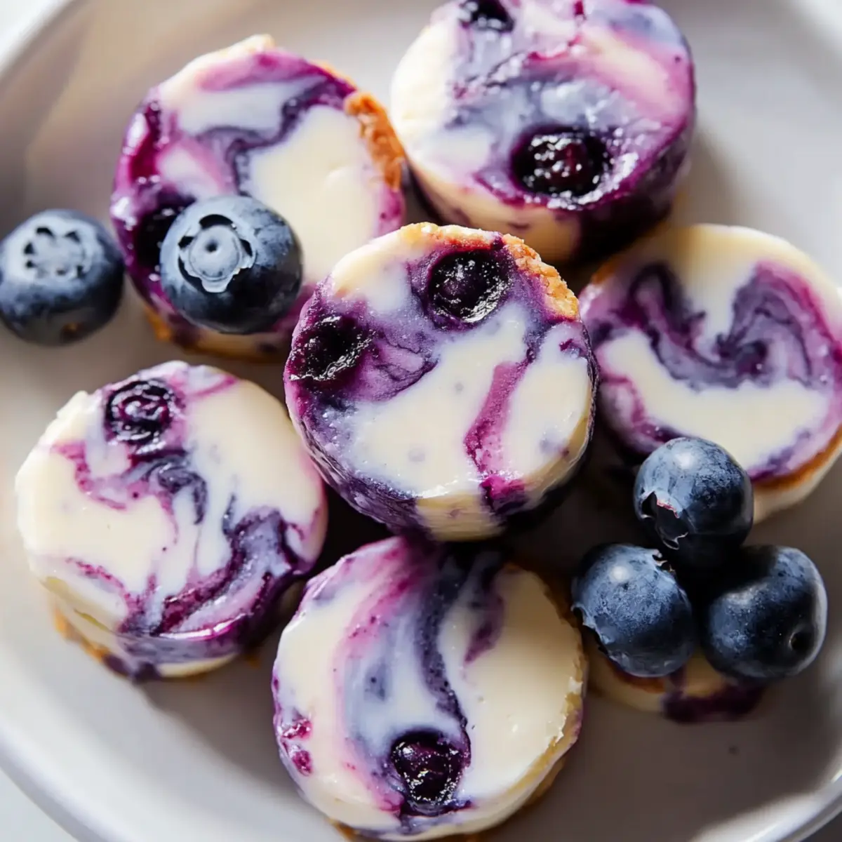 Blueberry Swirl Yogurt Bites