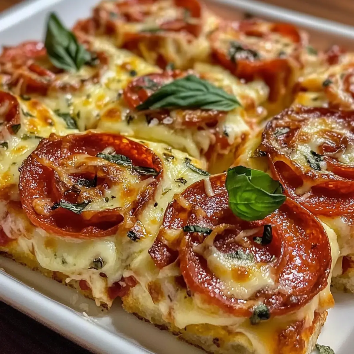Cheesy Baked Italian Pizza Roses