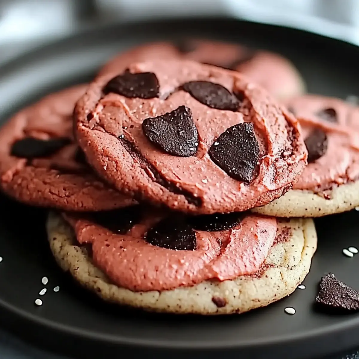 Chocolate Covered Strawberry Cookies