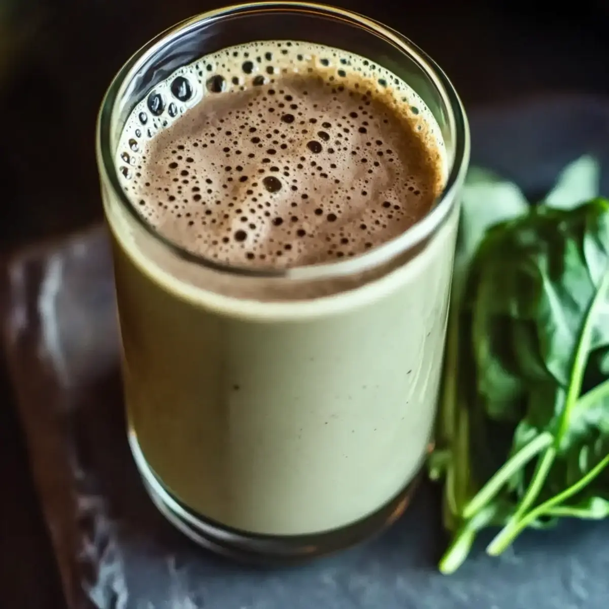 Chocolate Spinach Smoothie