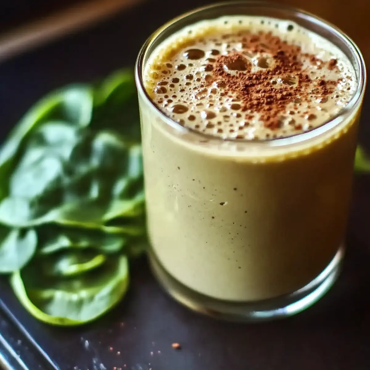 Chocolate Spinach Smoothie