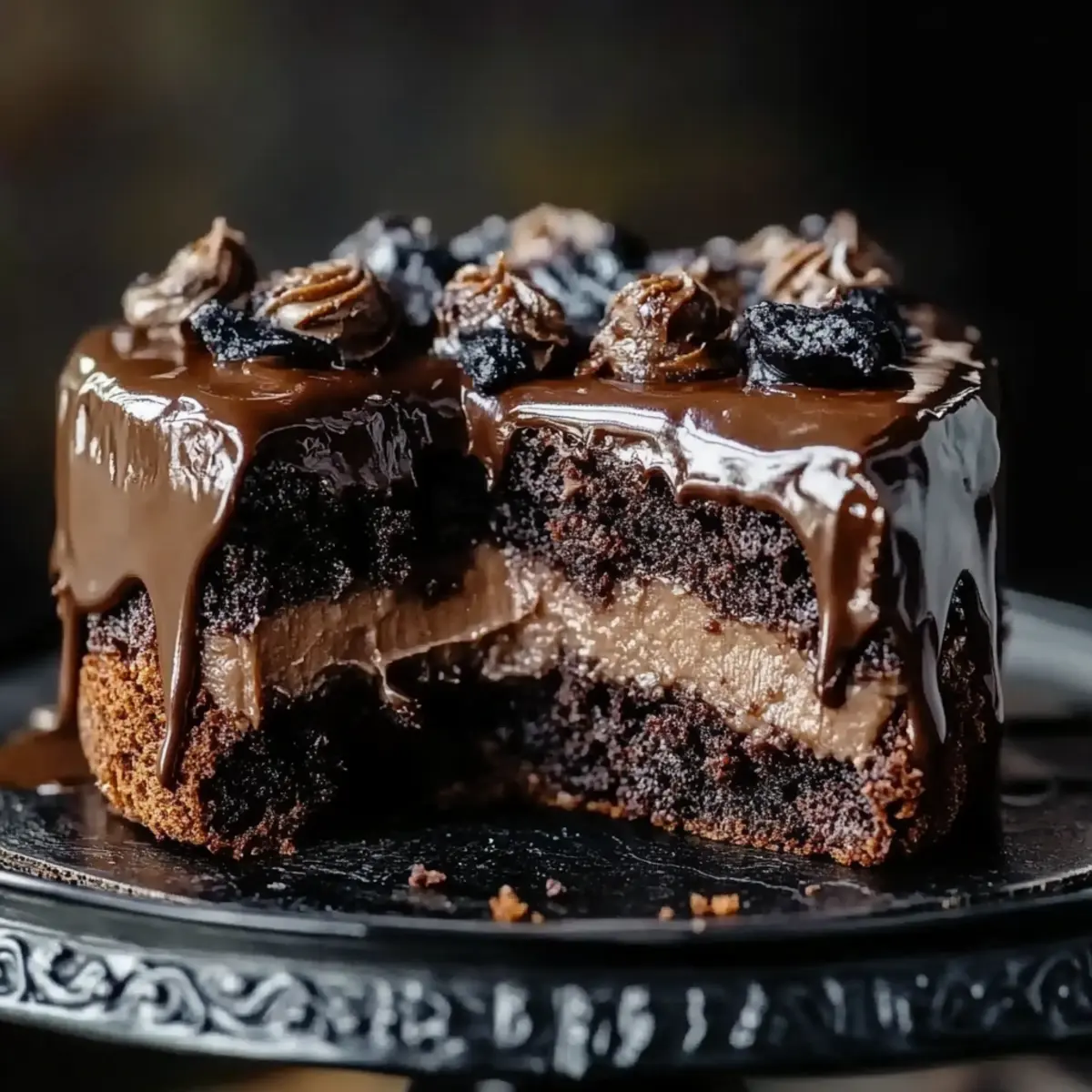 Chocolate Turtle Cake
