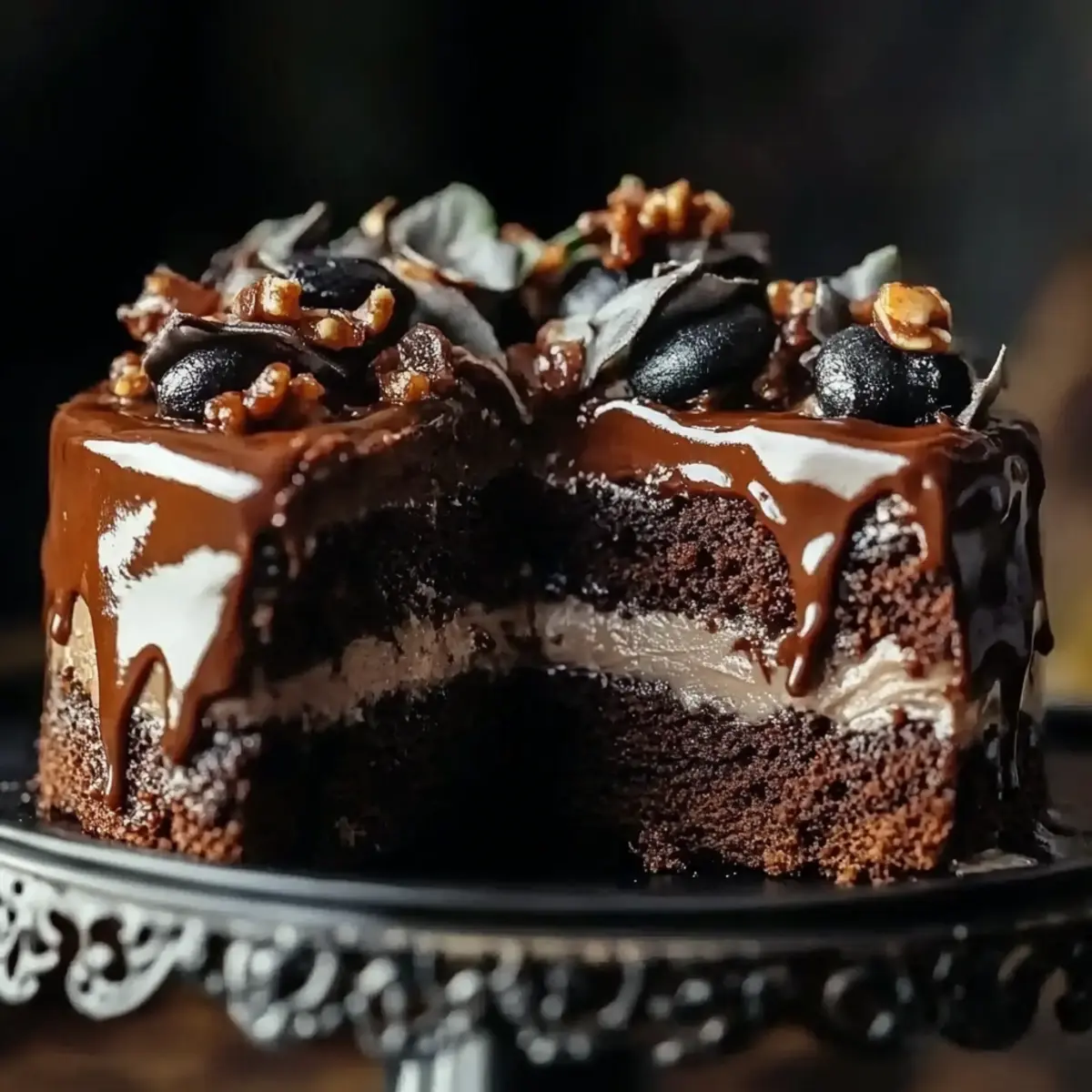 Chocolate Turtle Cake