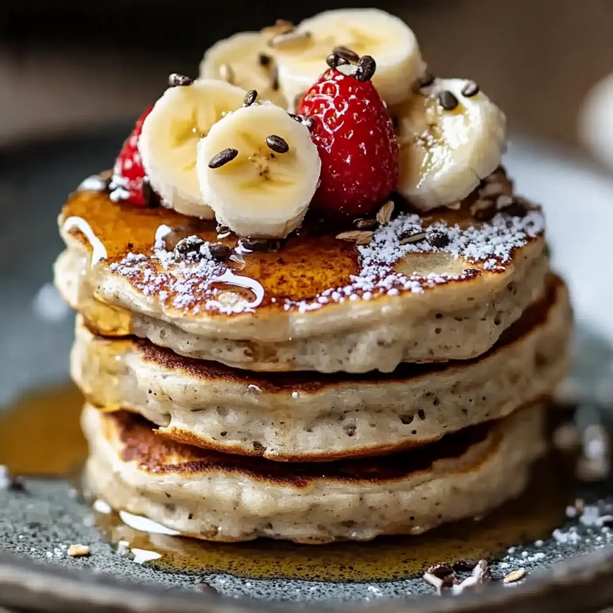 Cottage Cheese Banana Oat Protein Pancake Bites