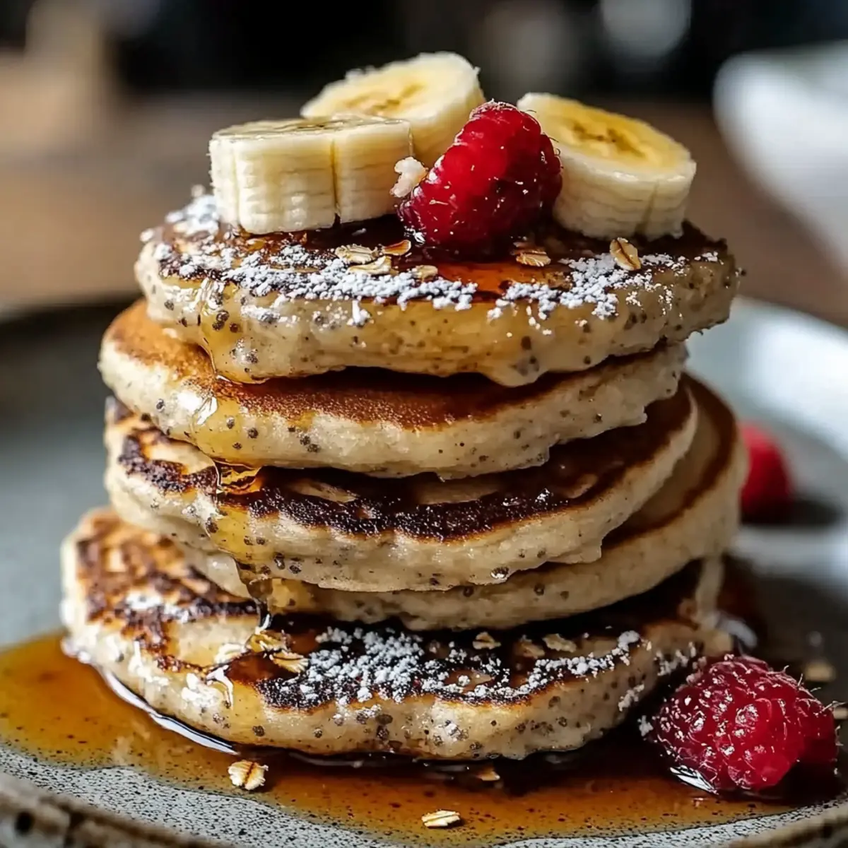 Cottage Cheese Banana Oat Protein Pancake Bites