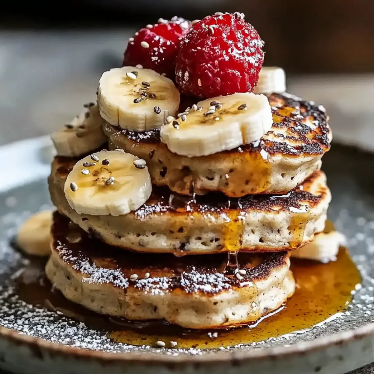 Cottage Cheese Banana Oat Protein Pancake Bites