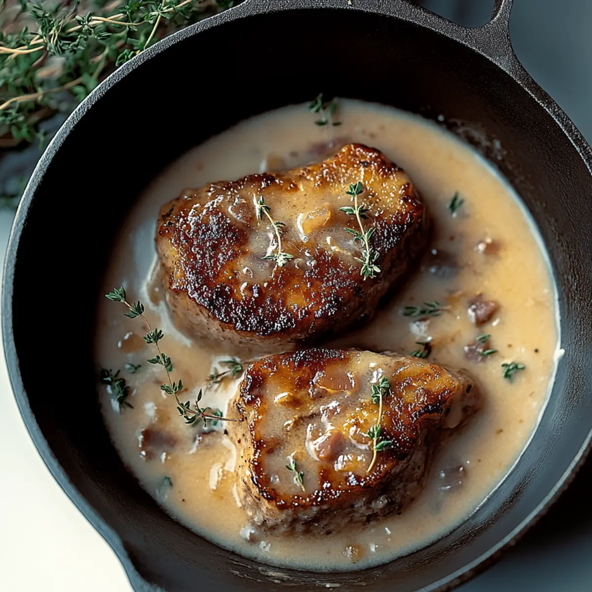 Country Fried Pork Chops with Bacon Gravy