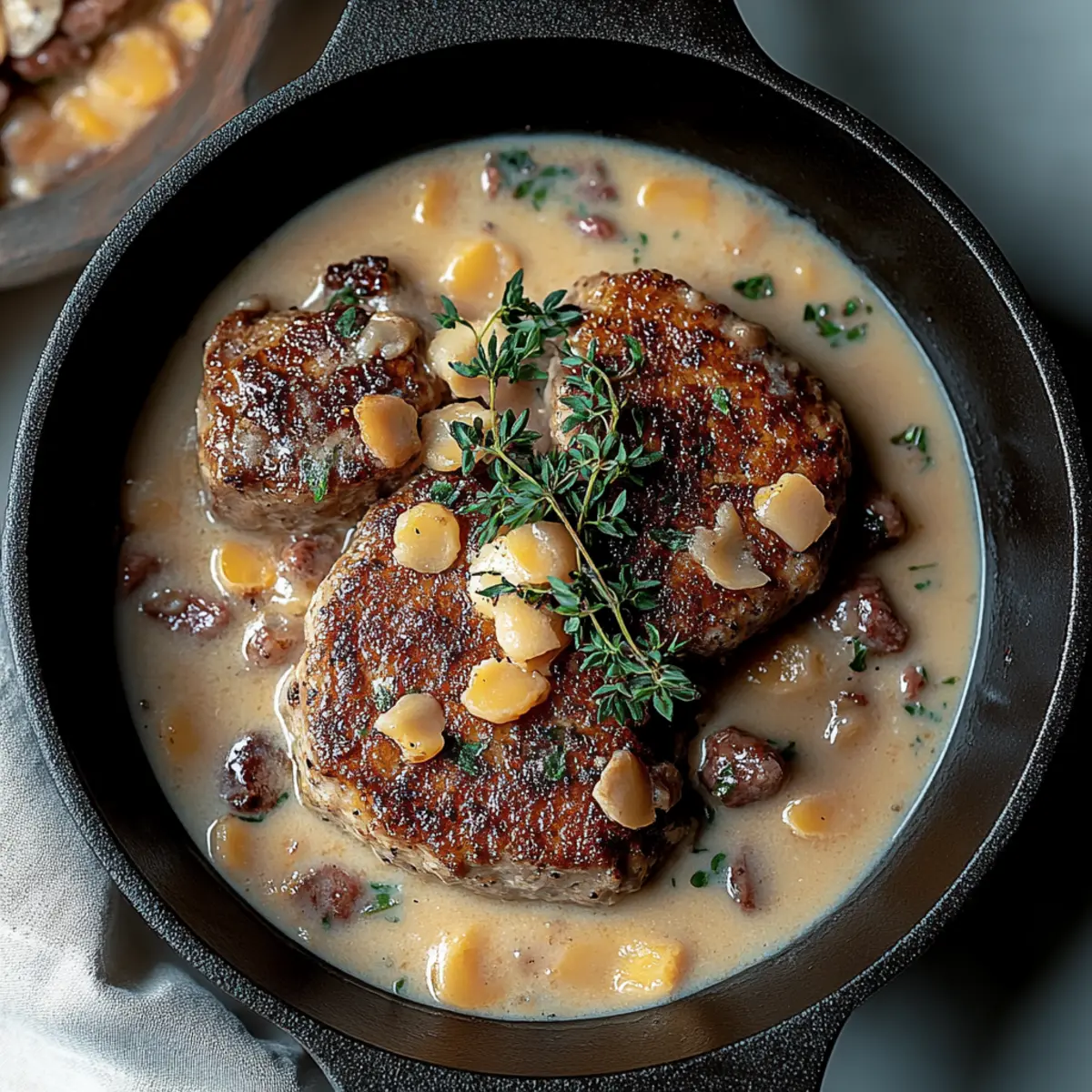 Country Fried Pork Chops with Bacon Gravy