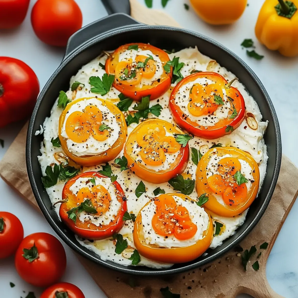 Cream Cheese Stuffed Mini Peppers