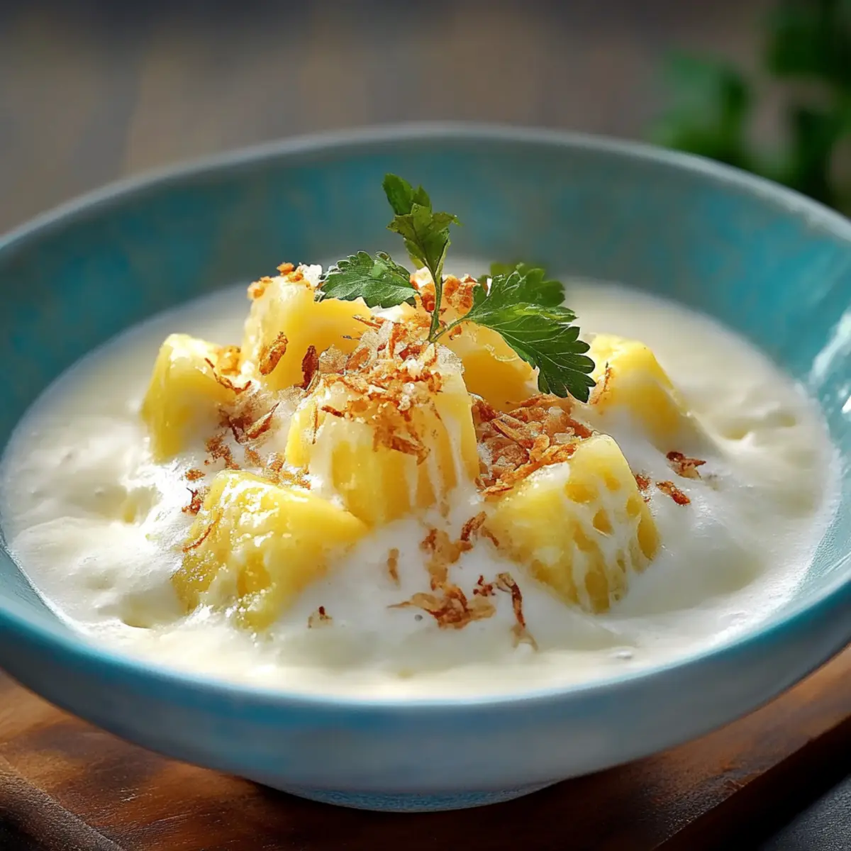 Creamy Frozen Tropical Pins Colada