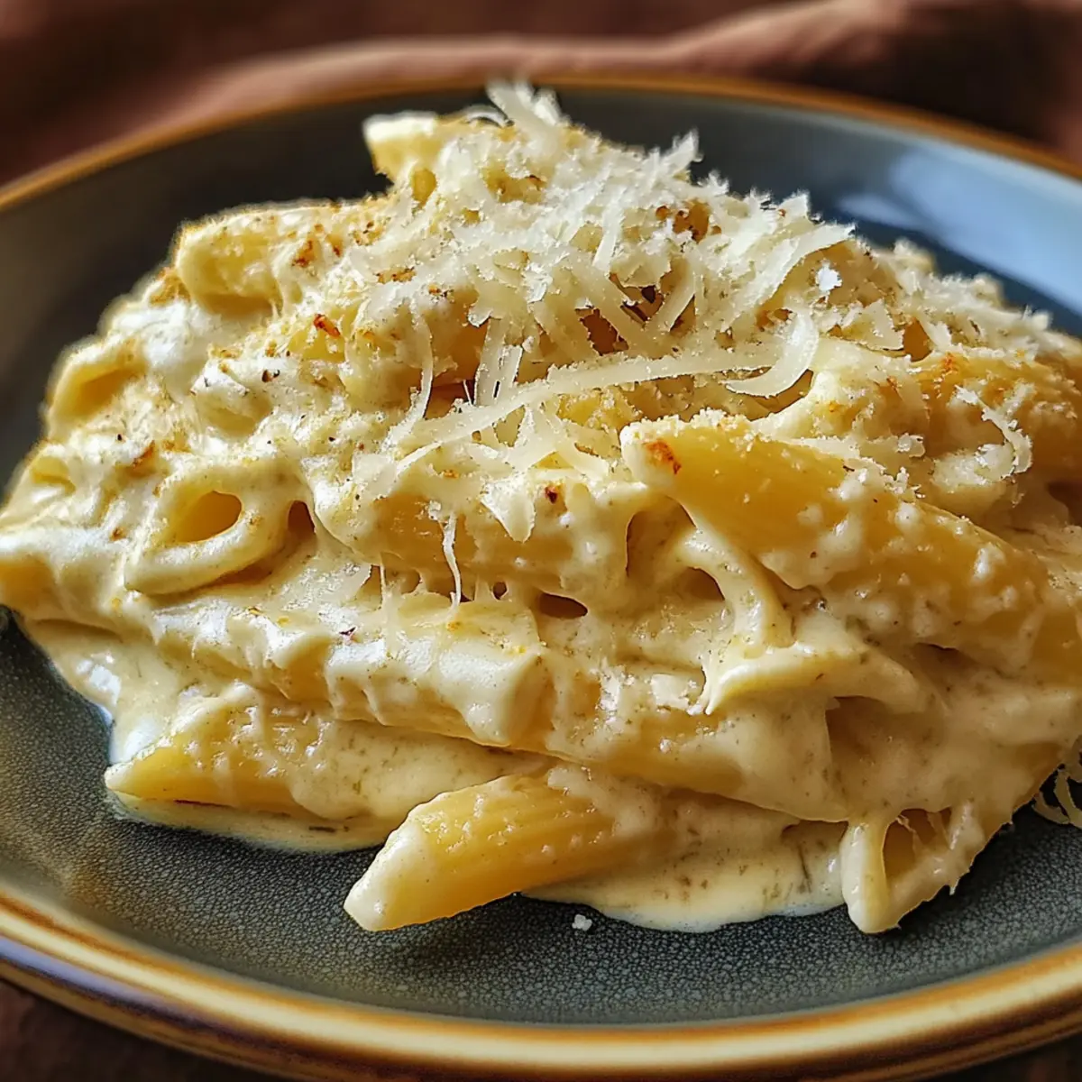 Creamy Italian Three-Cheese Pasta