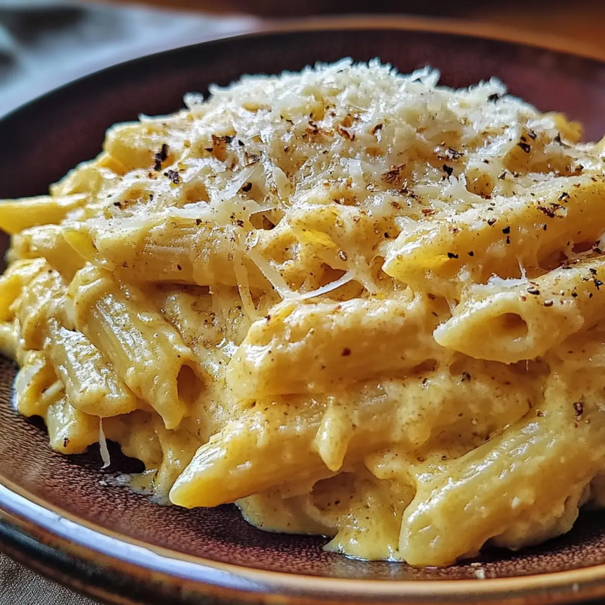 Creamy Italian Three-Cheese Pasta