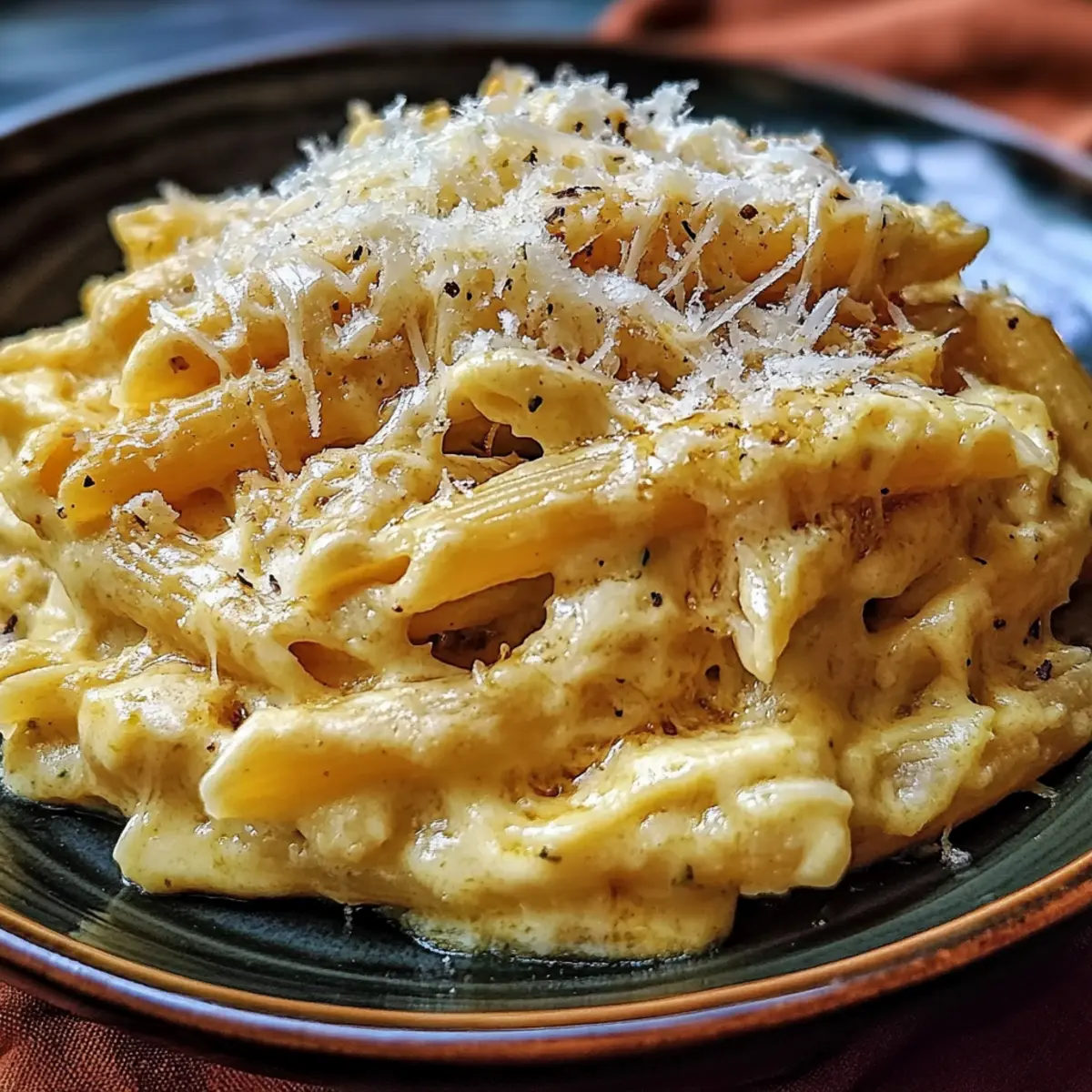 Creamy Italian Three-Cheese Pasta