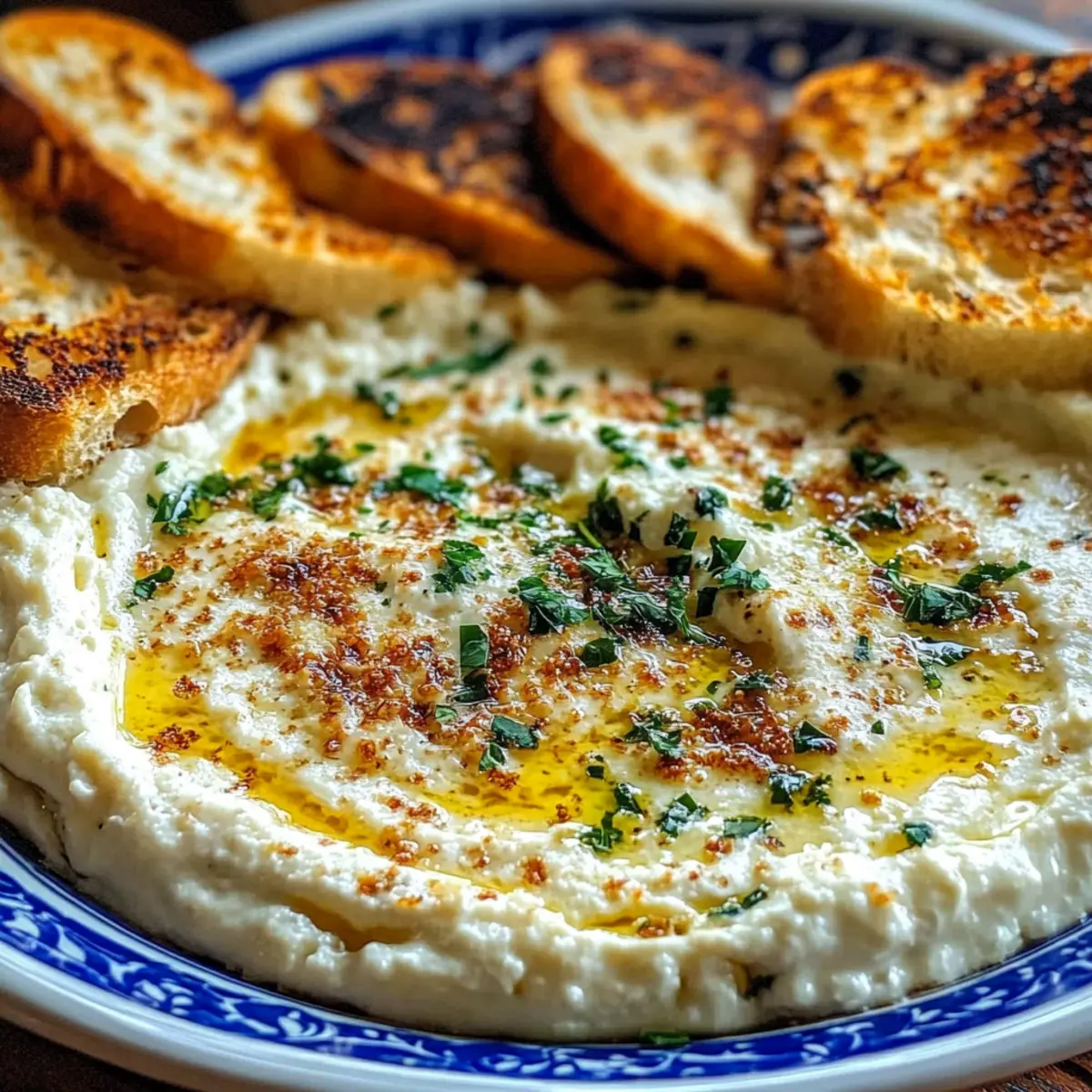 Creamy Roasted Garlic Bread Dip