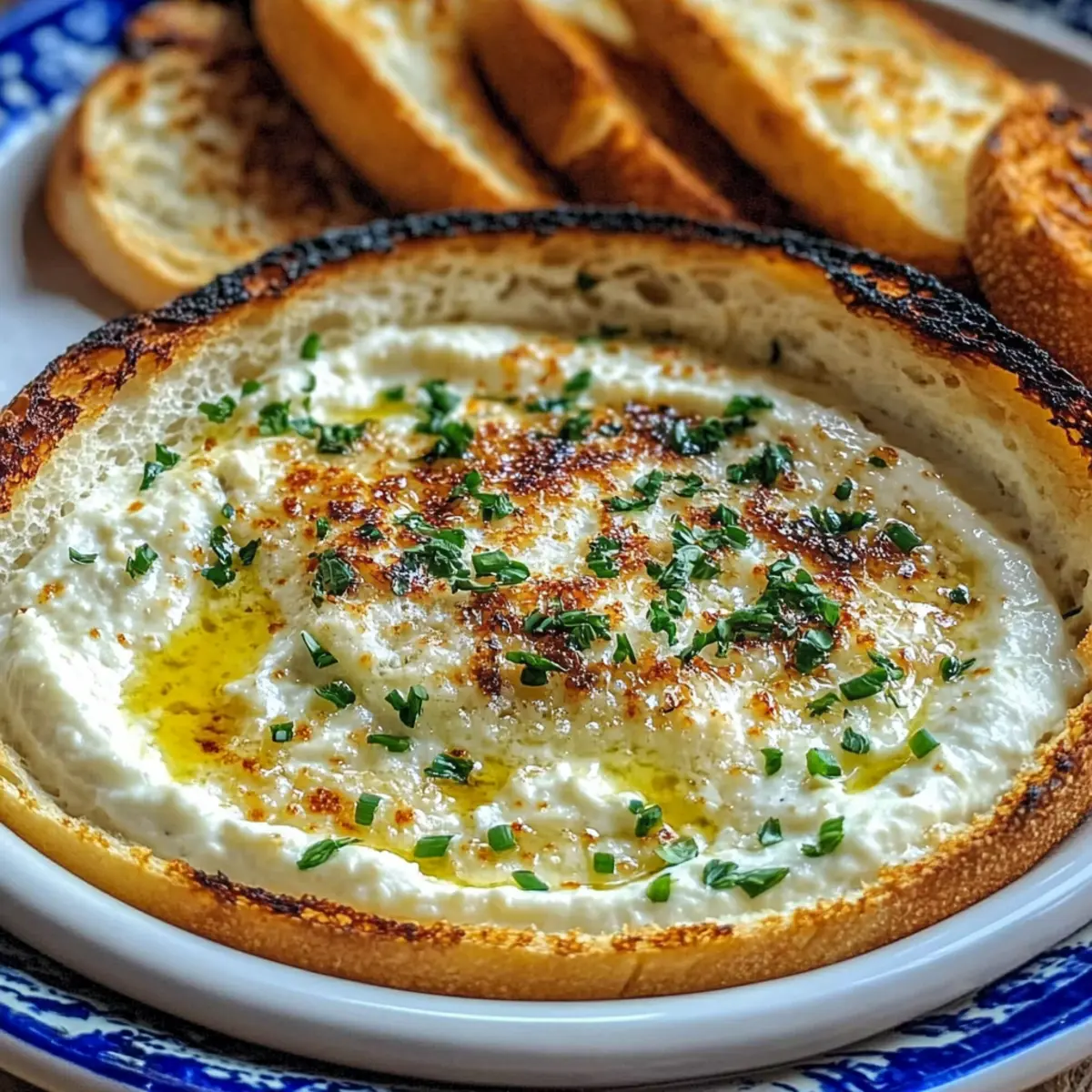 Creamy Roasted Garlic Bread Dip