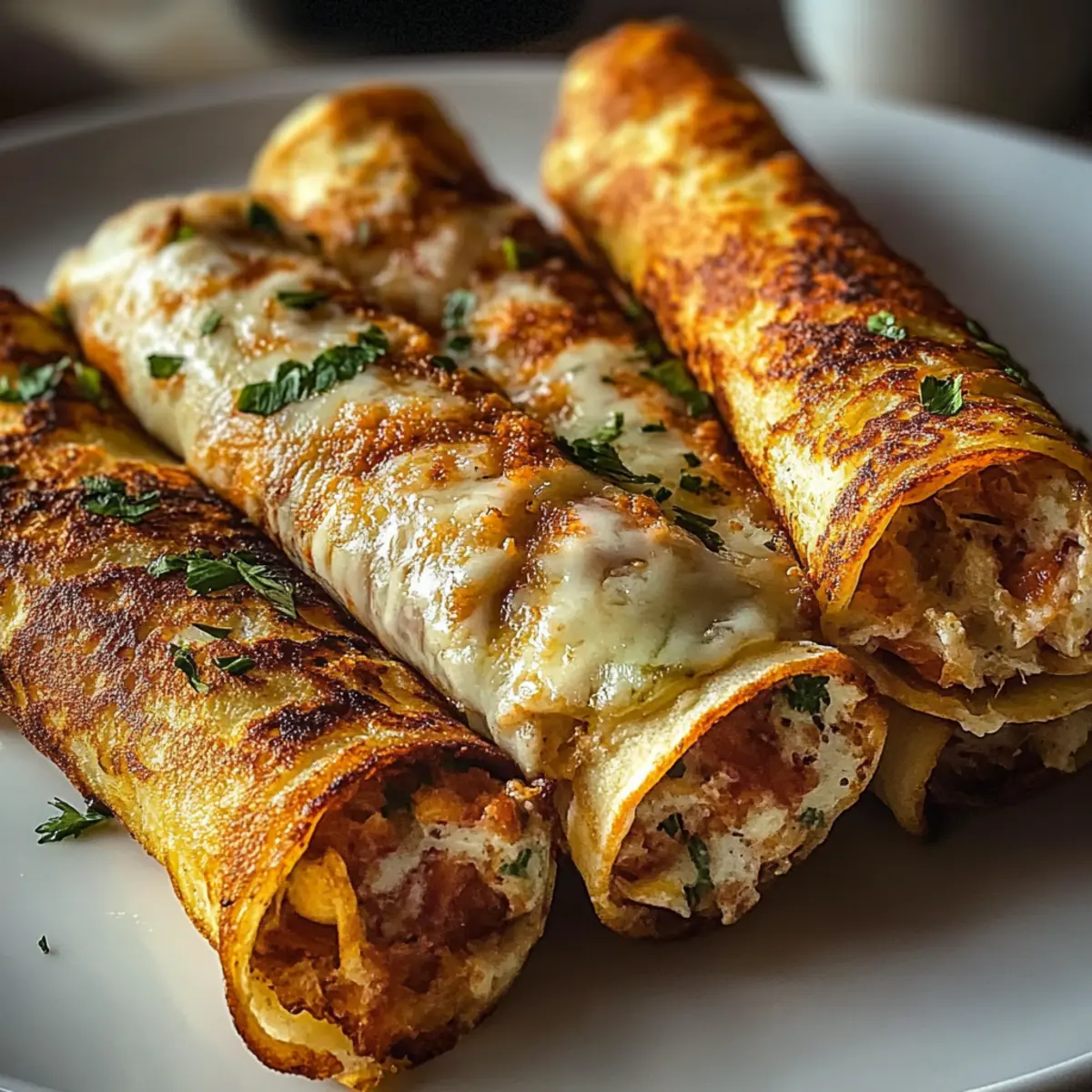Crispy Crab And Shrimp Queso Taquitos