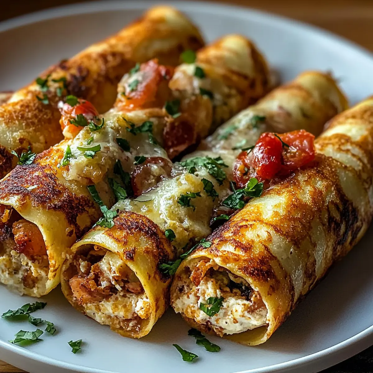 Crispy Crab And Shrimp Queso Taquitos