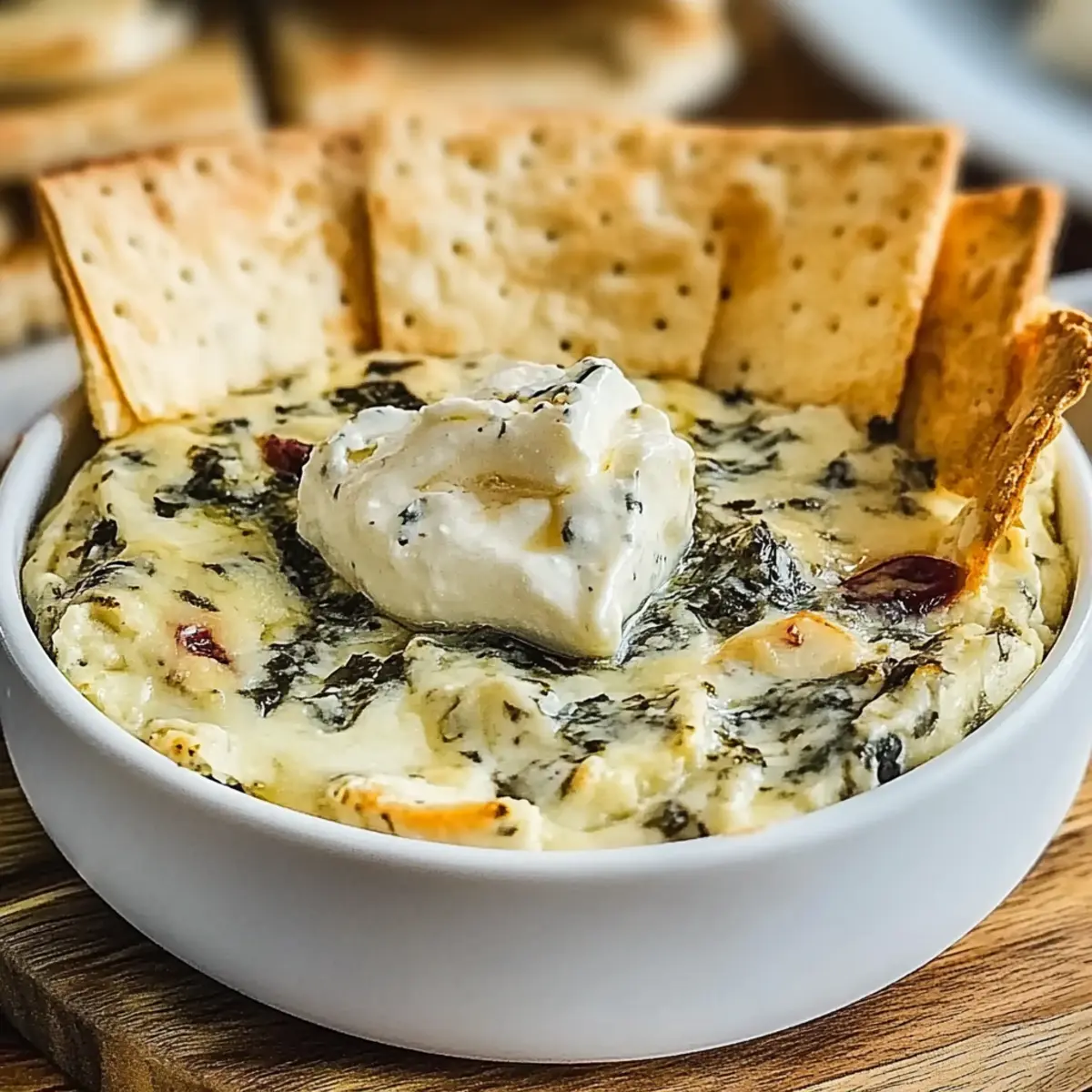 Crockpot Spinach Artichoke Dip